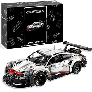 Technic  911 RSR Race Car Model Building Kit , Advanced Replica, Exclusive Collectible Set, Gift for Kids, Boys & Girls