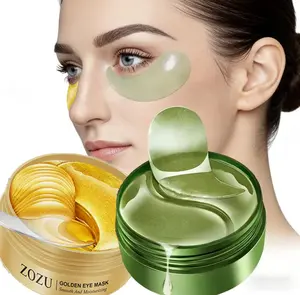 2-in-1 AM/PM Eye Mask: Avocado Hydrating & Brightening + Gold Foil Repair & Soothing – Reduces Puffiness, Targets Dryness – Daily Eye Care Must-Have