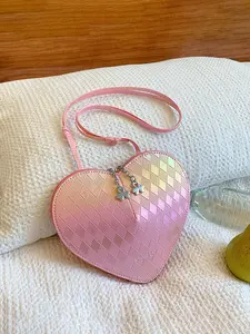 2026 New Arrival Women's Fashion Minimalist Heart-Shaped Handbag Perfect for Daily Commuting, Shopping, Dates, and Gifting Essential Women's Shoulder Bag Lightweight Crossbody Bag