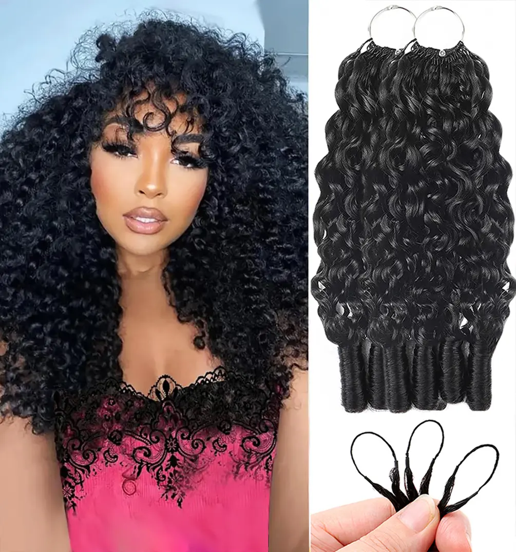 Feather Crochet Burmese Curly Hair