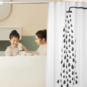 Heavy Duty Stainless Steel Telescoping Tension Curtain Rod Adjustable Closet Rod for Bathroom Shower Window No Drill