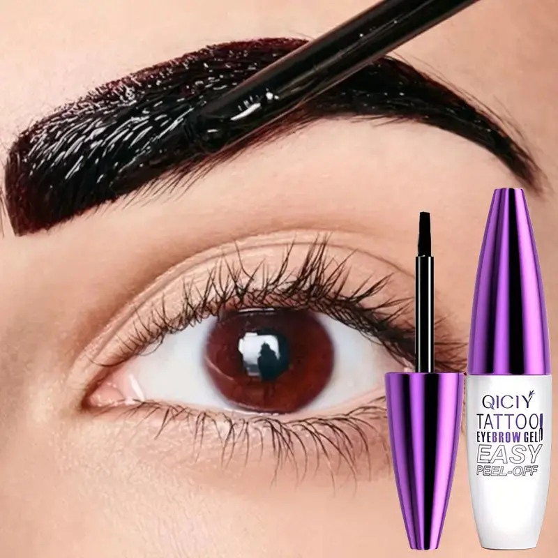Eyebrow Tint Peel Off Gel, Natural Brow Makeup Tool, Easy Apply Brow Stain, Smudge Resistant & Sweat Resistant Formula for Everyday Beauty