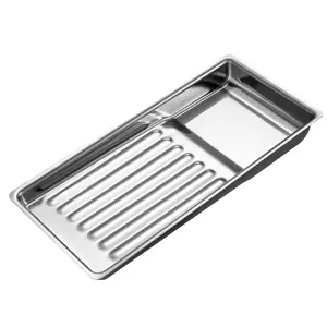 Stainless Steel Nail Sterilization Tray, Heat Resistant Nail Sterilization Tool, Nail Art Tool for Home & Salon Use