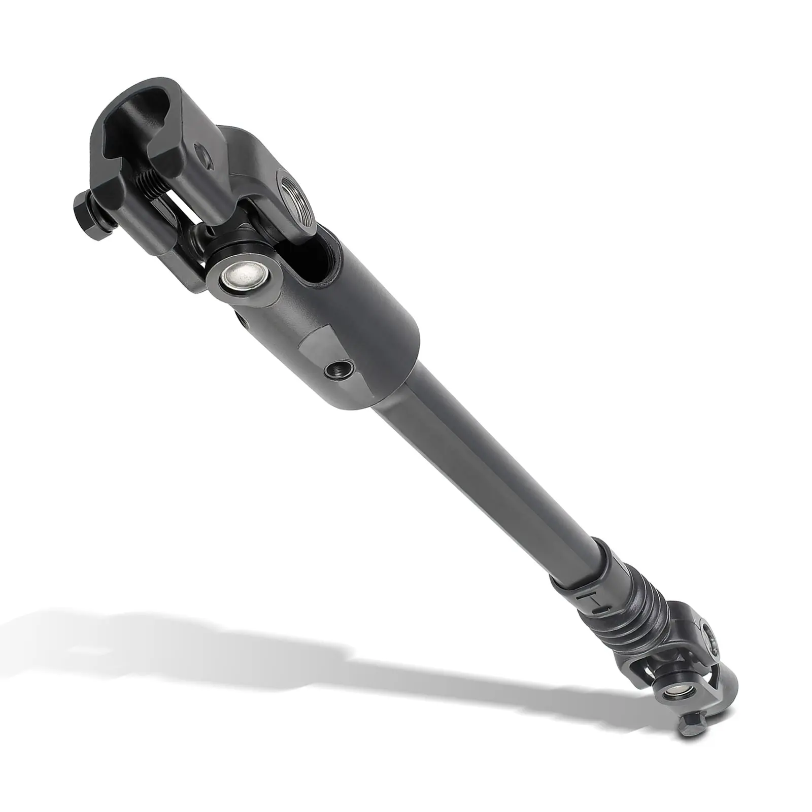 High Quality Metal New Direct Replacement Power Steering Shaft with Length Adjustment, 1 Steering Column Shaft for Jeep Cherokee XJ 1984-1994 Rear Axle, Part No. JCXJ84 4713943