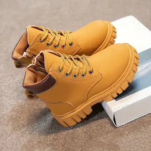 Autumn & Winter New Arrival Girls'  Boots, Casual & Comfortable Shoes For Students, High-Top Boots For Big Kids, Street Style Motorcycle Short Boots For Boys Tucker Combat  Boots