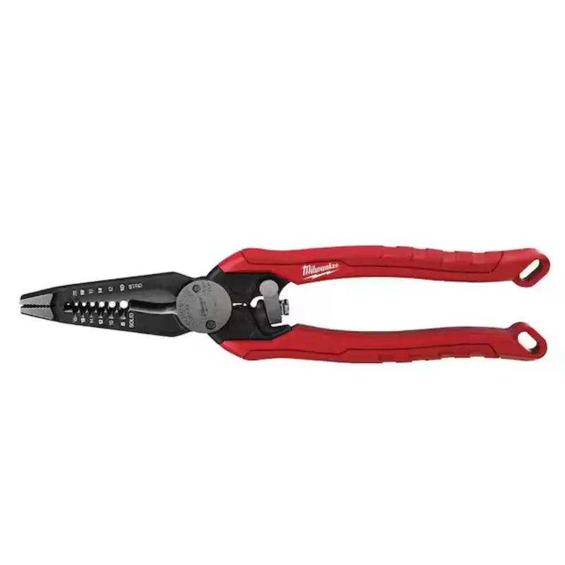 Milwaukee 9 in. 7-in-1 High Leverage Combination Wire Stripper/Cutter Pliers