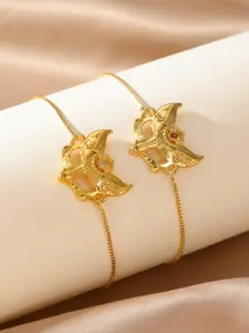 Women's Rose Zircon Fox Mask Vintage Adjustable Decorative Bracelet, Elegant Fashion Accessory for Daily Wear