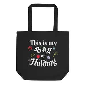 Bag of Holding Tote – Funny D&D Canvas Bag for Gamers & Geeks