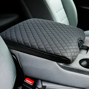 Leather Armrest Cover for 2013-2018 Ram 1500 & 2013-2023 Ram 1500/2500/3500 Classic Durable Center Console Protector Car Accessories