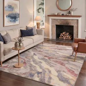 【Deals For You Days】BEIMO Soft Area Rug Machine Washable Pet Friendly Non Slip Floor Carpet for Living Room Bedroom Hallway Kitchen Decor Bedroom Decor,ARA2795-PETAL