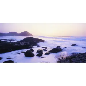 Giants Causeway Co Antrim Ireland UNESCO World Heritage Site Basalt Columns Poster Print by The Irish Image Collection, 44x20in Large Wall Decor, Room Photo Gift for Home Supplies