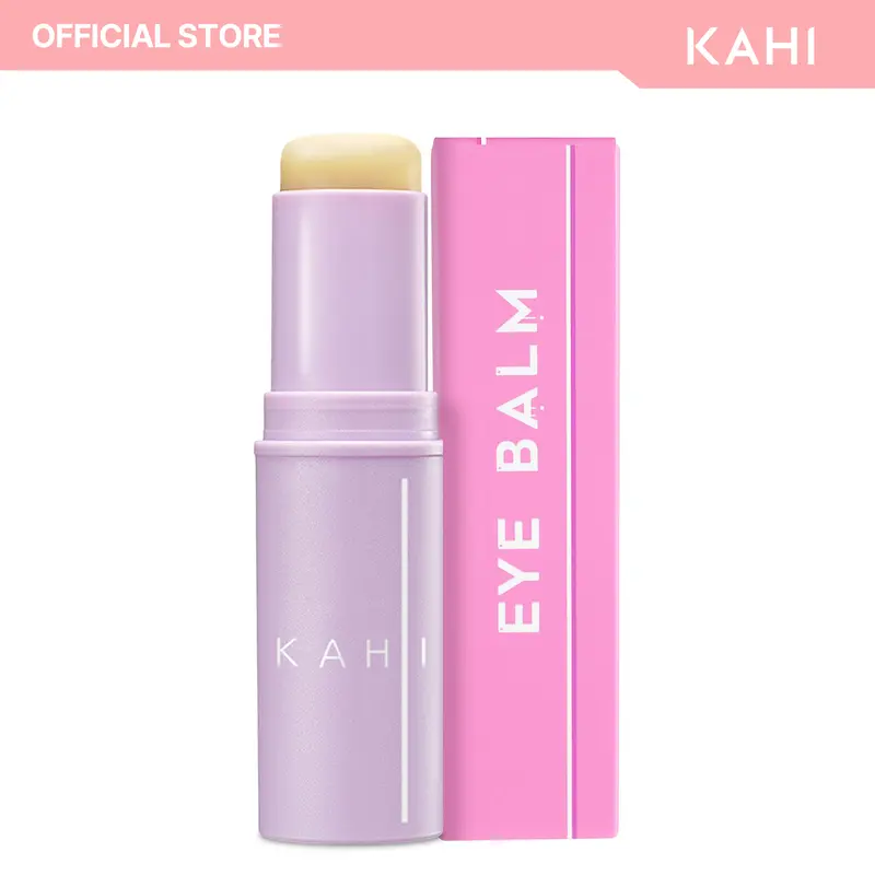 KAHI Firming Eye Balm Stick - Korean 0.32 fl oz Eye Cream, Anti-Aging Oil-Based Moisturizer for Sensitive Skin, Barrier Repair, Hydrate, Boost Radiance, Reduce Wrinkles & Bags