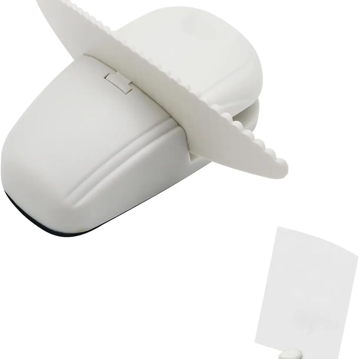 Plastic Document Holder for Typing, Portable Paper Stand with Non-Slip Base for A4 Paper, Compact Reading Clip Holder for Office Desk, Computer, Bank, Desk Accessory, Office Desk Accessories - White