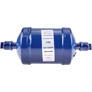 Bi Flow 3/8'' SAE Sweat Liquid Line Filter Drier Heat Pump SFK-083S 92070 for Refrigerants Straight Cool Air Conditioner R410A R12 R22 R134A R404A Air Conditioning Refrigeration Systems