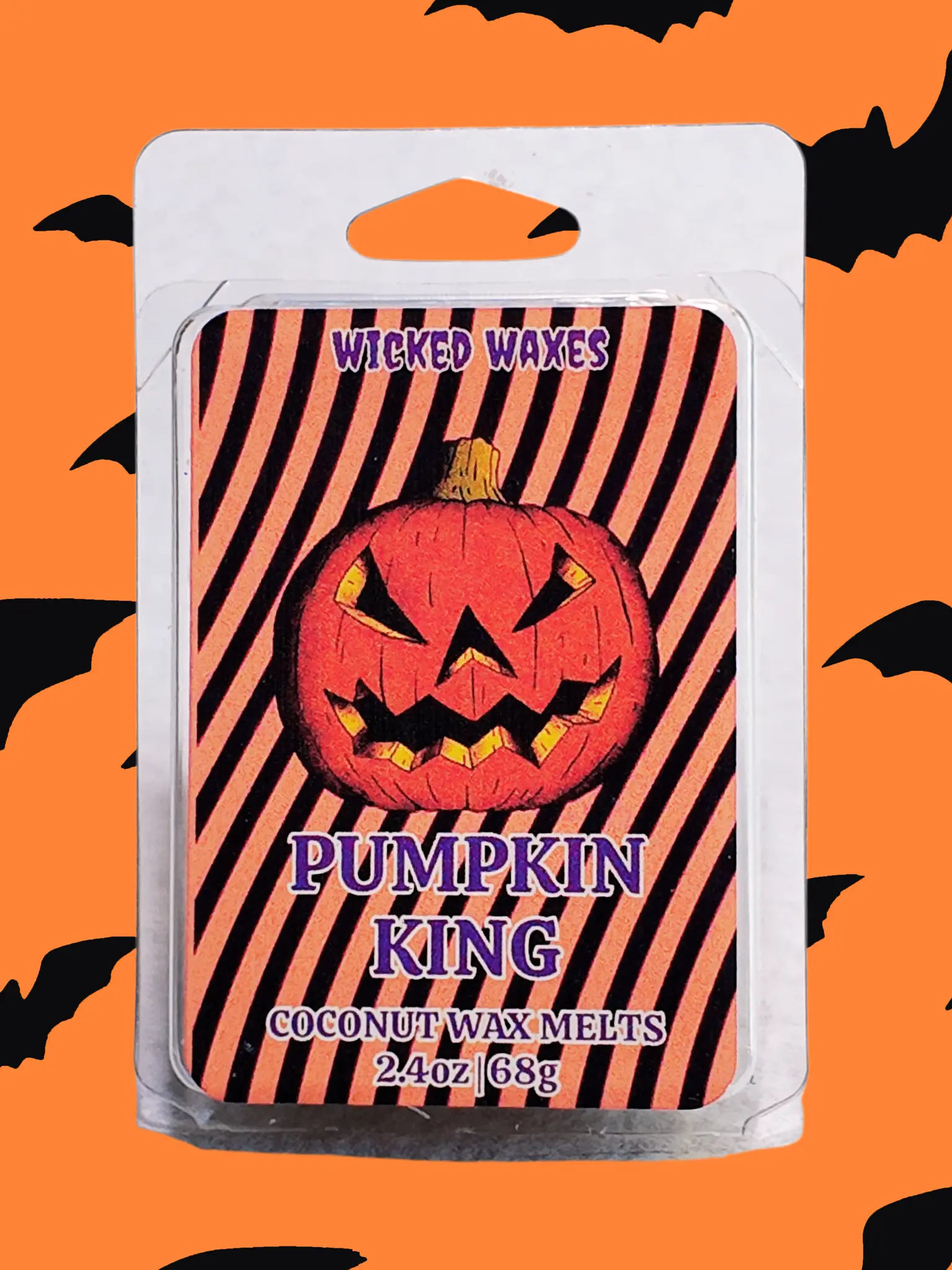 Pumpkin King Wax Melts, Toasted Pumpkin Spice Scent, Halloween Scents