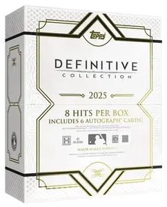 2025 Topps Definitive Collection Baseball - 8 HITS PER BOX