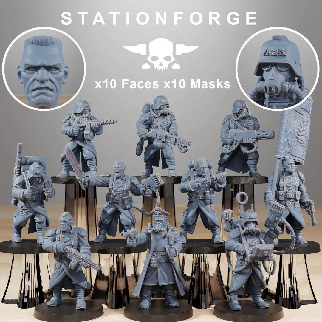GrimGuard - Combatants - Station Forge (Minis) GrimGuard - Combatants - Station Forge (Minis)