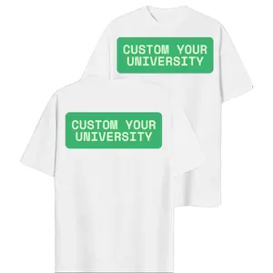 Custom Your University Ash T- Shirt, Double Side University College Campus Graphic Tee, School Spirit Unisex Shirt For Students Shirt