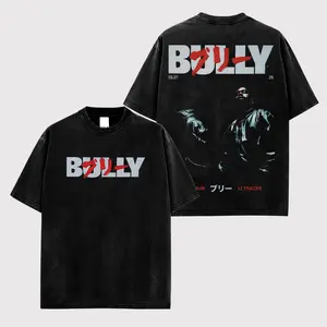 [DripThread] Bully Album 2026 Premium Washed T-Shirt – Must-Have for Ye Fans & Hip-Hop Lovers, Double-sided design T-shirt, Vintage Graphic Tee, Perfect Gift for True Ye Stans.