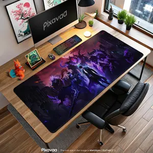 Solo Leveling Mouse Mat – Sung Jin-Woo with Shadow Army Art, Anime Desk Mat, Dungeon Hunter Decor, Otaku Gaming Gift