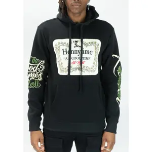 Rebel Minds 'Hennytime' Hoodie (Black) 152-322