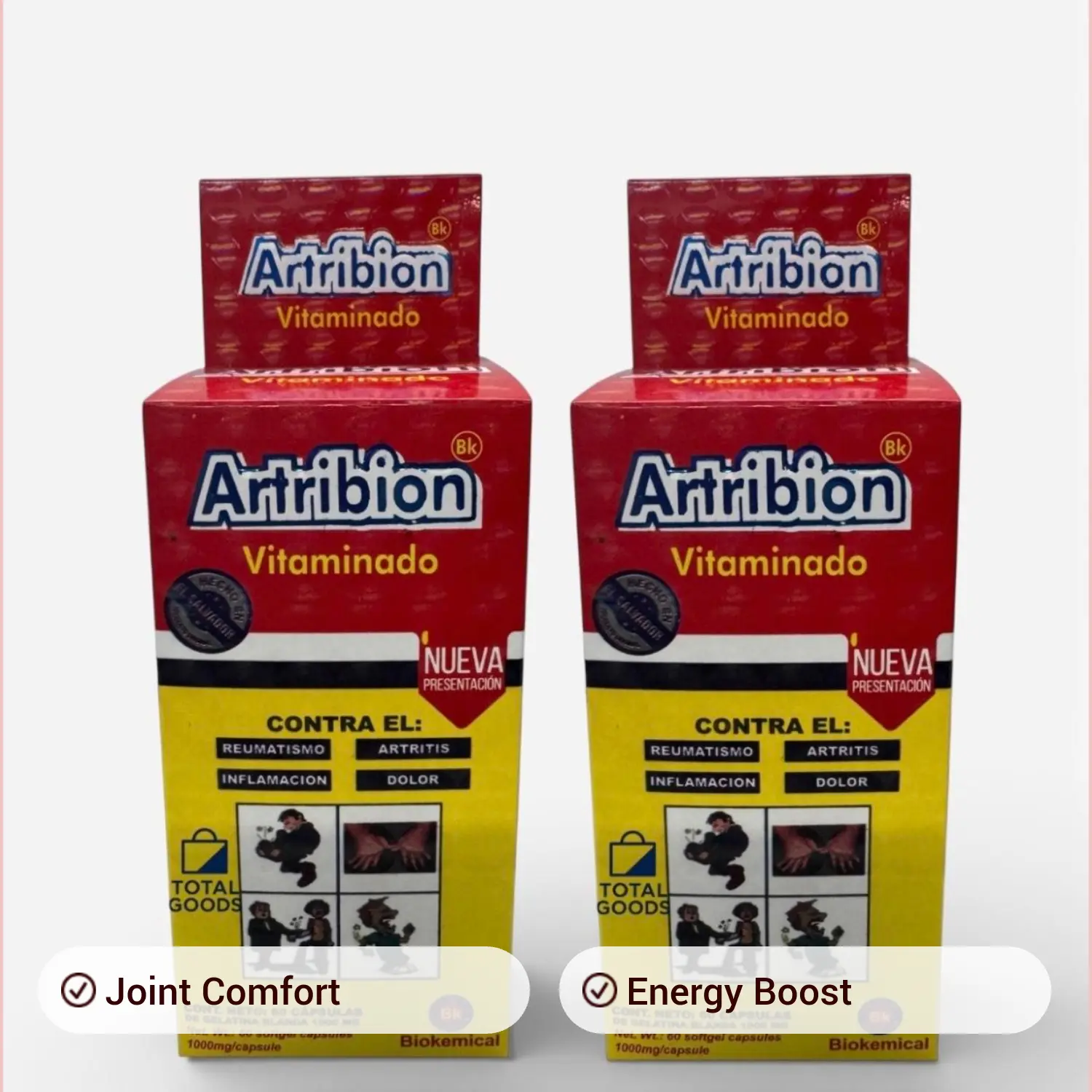 2 Pack Artribion Vitaminado 60 Capsules