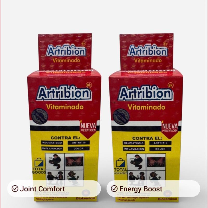 2 Pack Artribion Vitaminado 60 Capsules