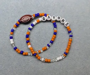 Gators Seed Bead Bracelet Stack