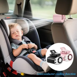 DealsforYouDays【3-Day Delivery】Joytutus AutoFan 2026 Baby Fan for Stroller Desktop Car Seat Fan Summer Portable Rotatable Adjustable Outdoor Car Clip On Fan - 360° Rotation, 100 Speeds Adjustable, LED Display, USB Rechargeable, Wide Clamp Summerwins