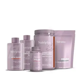 Nutriplus BEAUTIFUL SHAPE SYSTEM Aloe Glow Beauty Shot Collagen Recharge Hydro Drops LCarnitine for Elasticity Hydration & Healthy Hair Skin Nails