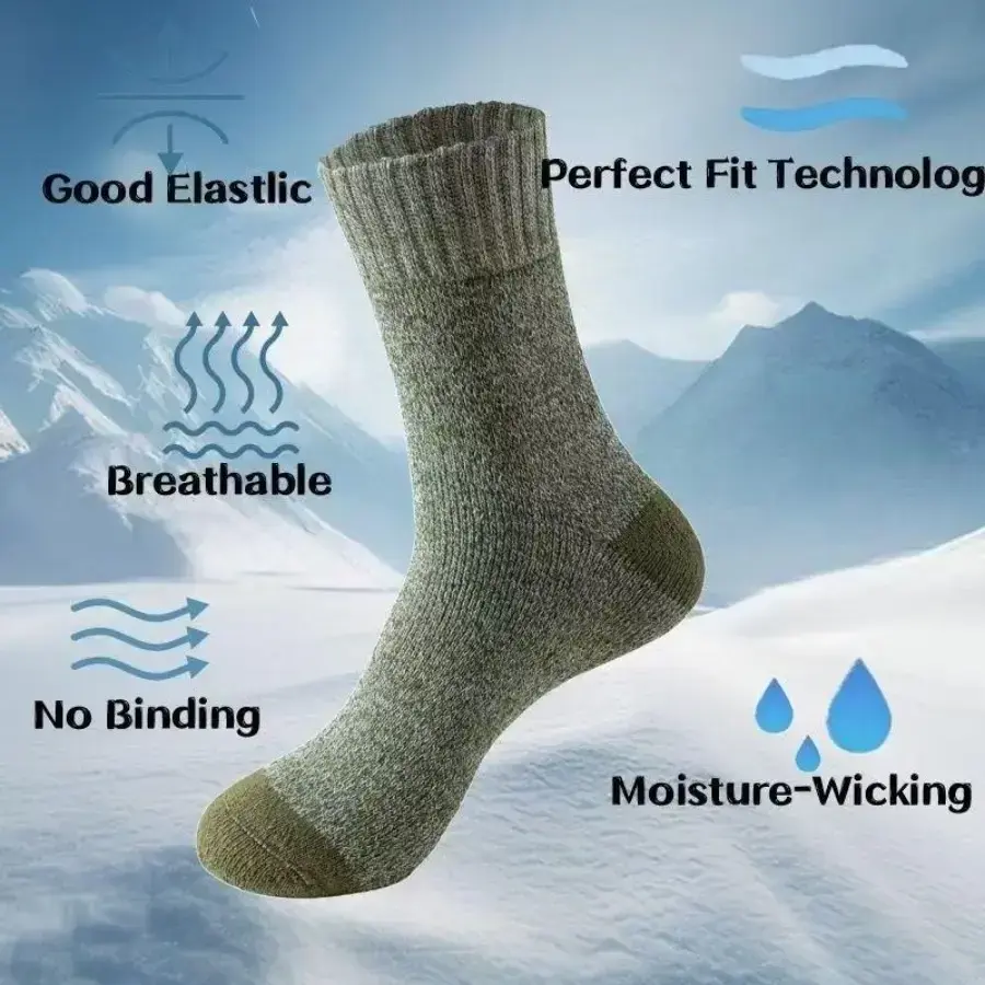 The new Unisex winter velvet socks in 2026 - thick Terry towel bottoms, medium tube anti-heat climbing socksRAIMENTRY The new Unisex winter velvet socks in 2026 - thick Terry towel bottoms, medium tube anti-heat climbing socksRAIMENTRY