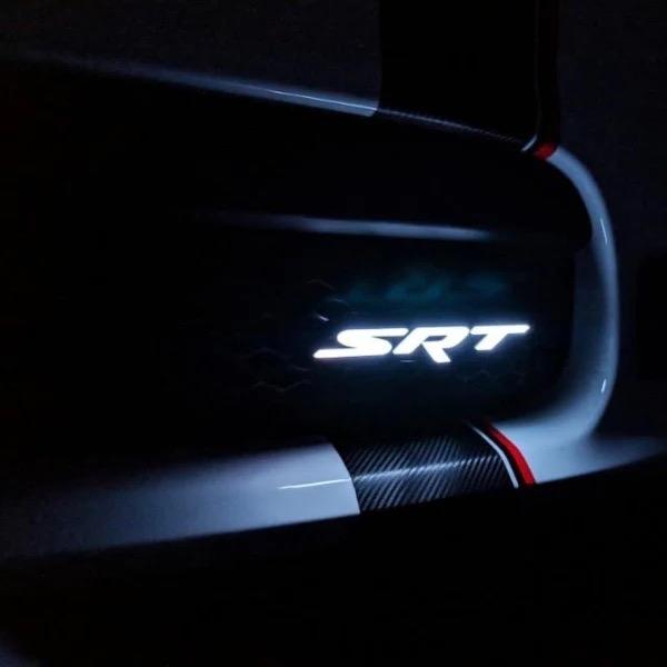 RGB LED Front Grille Emblem/Badge for SRT – Multicolor App-Controlled Badge Car Decorations