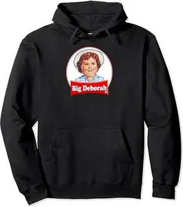 Big Deborah Pullover Unisex Hoodie, Big Deborah Apparel, Full Color, Gift For Her And Him Classic Menswear