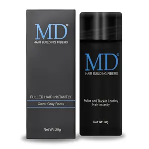 MD Ultimate Hair Thickening Fiber - Black - Dark Brown - Light Blonde - Blonde - 28g Haircare Color Hair Dye