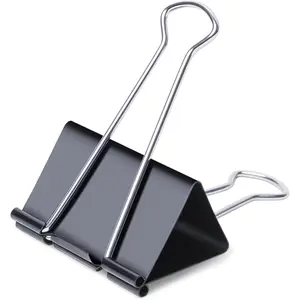 Jumbo 3 Inch Binder Clips (6 Pcs), Extra Large Giant Binder Clips for Office Supplies