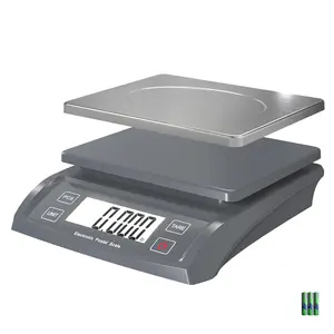 Postal Scale Transport Scale 30kg/1g, 66lb with  and Stainless Steel Scale Plate, can be  in Home Kitchen, Postal, Transport, Parcel, Supermarket with Fruit Scale