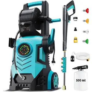 FOTING 5000-PSI, 2.3-3.6 GPM Adjustable Electric Pressure Washer with 4 Nozzles