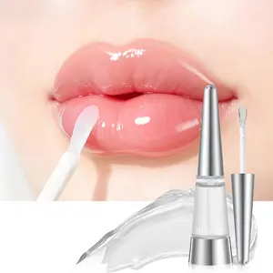 Huasurv Lip Oil Gloss Balm, Moisturizing, Hydrating, Glossy & Long-Lasting Shine, Suitable for Dry Lips, Careful Lip Makeup, Transparent Lip Color, Hs5069-01