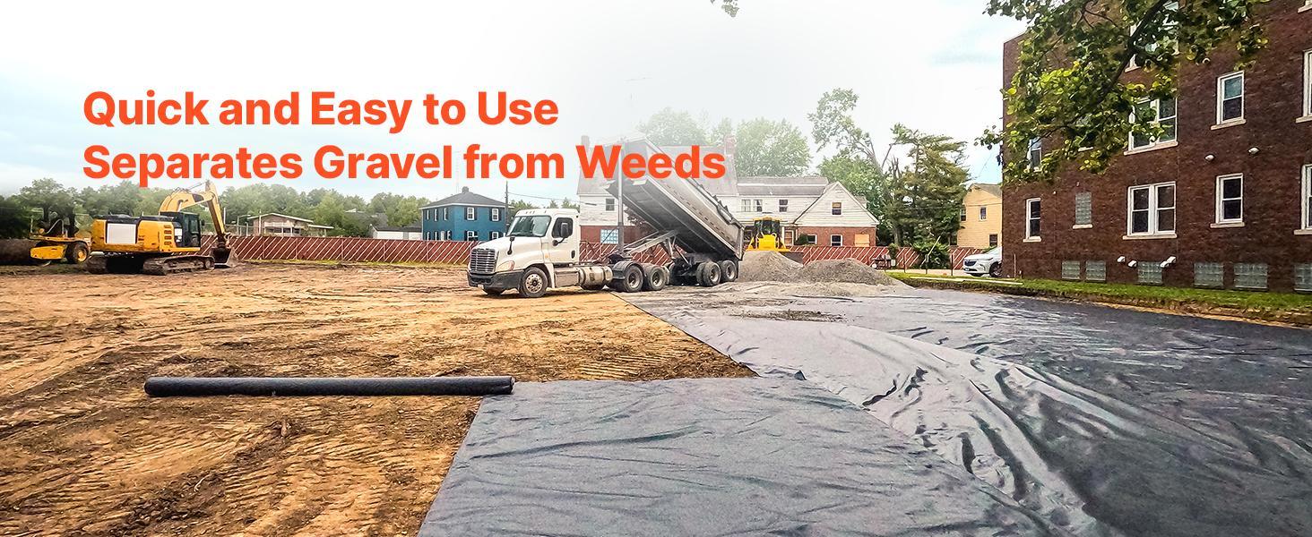 【SummerFinds】VEVOR 6 Mil Black Heavy-Duty Polyethylene Roll, 10' x 25' Thick Plastic Sheeting for Garden Weed Blocker, Painters' Drop Cloth, Crawl Space Vapor Barrier