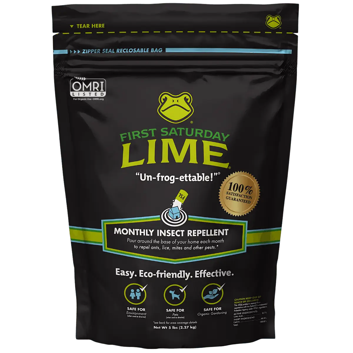 First Saturday Lime Insect Repellent - 5LB BAG
