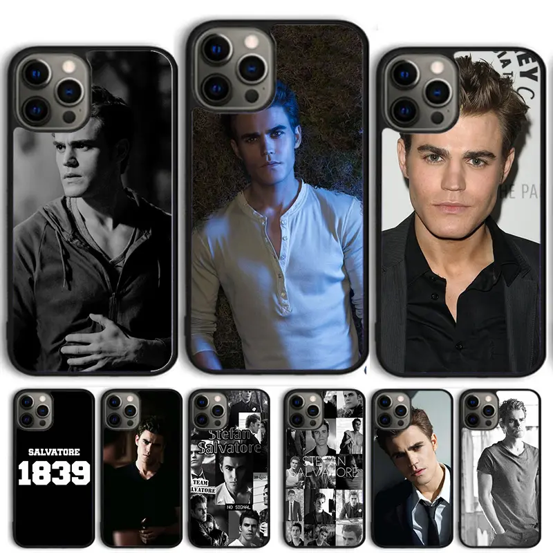 Vampire Diaries Stefan Salvatore Phone Case For Apple 11 Pro  Plus For iPhone 14 15 16 13 12 Mini Max Cover