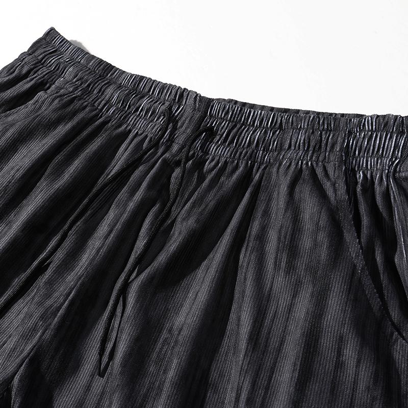 3-pack men’s breathable cargo shorts, Bop Shorts, corduroy striped cargo shorts with drawstring waist and multiple pockets, street-style casual shorts for everyday outdoor wear; suitable for various venues; available in sizes XS–3XL; accommodates all body