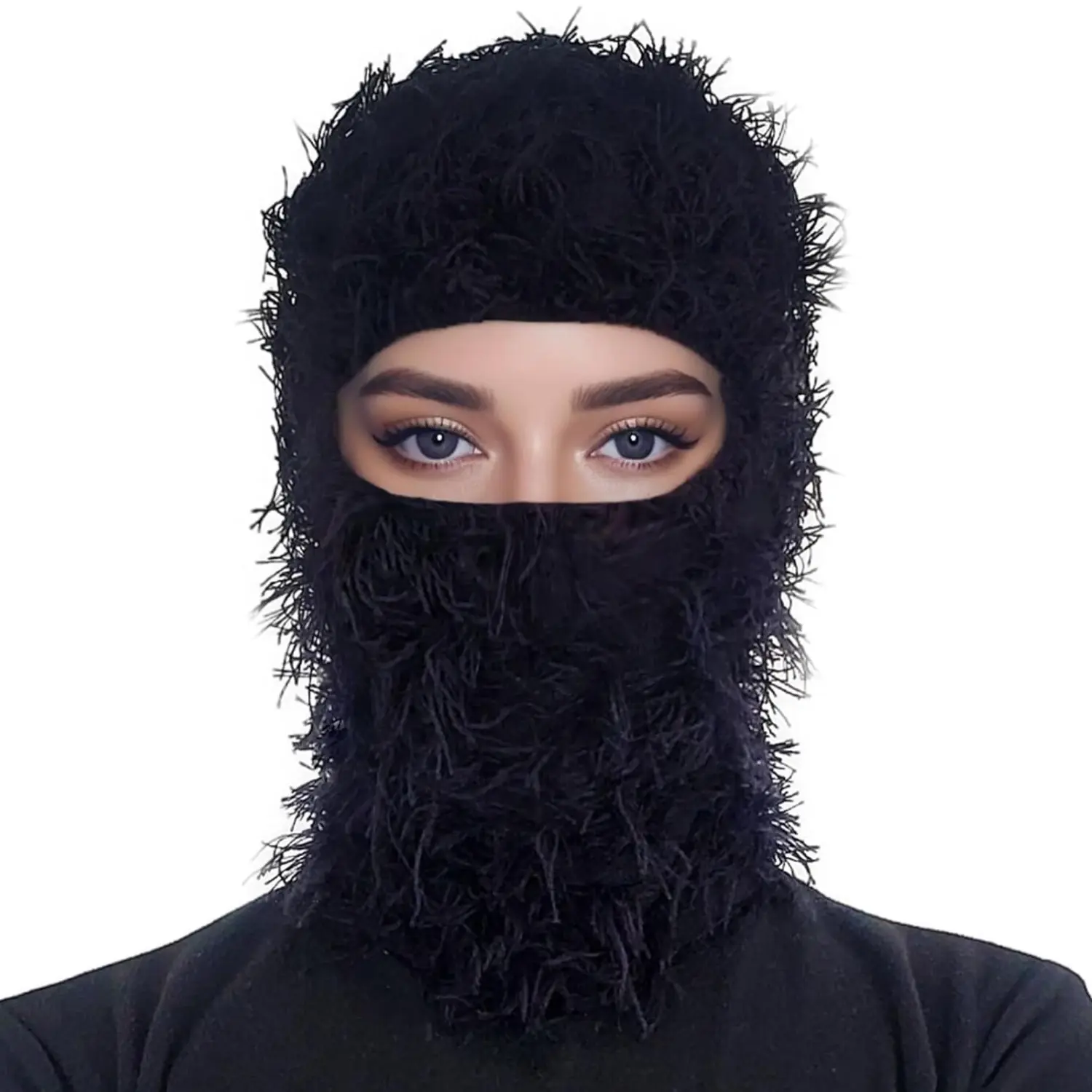 Knitted Balaclava Ski Mask Full Face Cover for Men Women