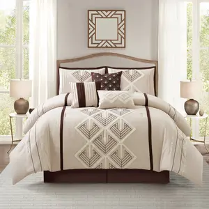 Carter 7 Piece Geometric Comforter Set