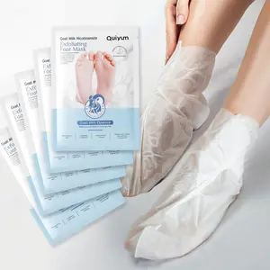 Goat Milk Foot Mask 5 counts Exfoliating Foot Mask Moisturizing Hydrating Foot Mask Foot Care