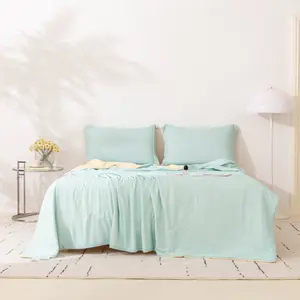 King Size 106x90 Cooling Blanket for Hot Sleepers - Lightweight Summer Comforter & Soft Throw Blanket, Machine Washable Bedding for Bed, Couch