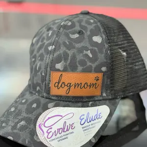 Dog mom hat, ponytail hat OR Richardson 112