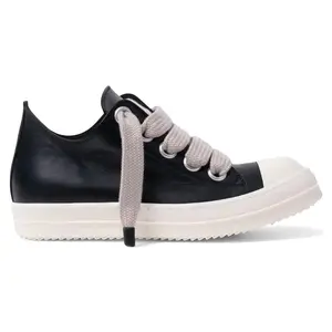 Rick Owens Concordians Jumbo Laced Low Black Milk (men) by StockX