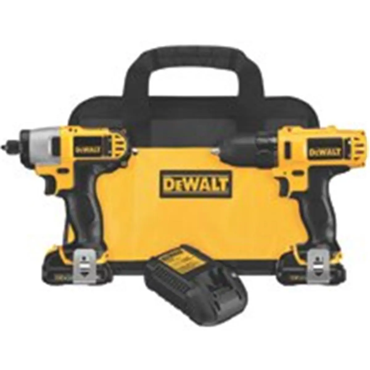 Dewalt  12V Max Cordless Combo Kits- Dcd710 0.38 Drill-Driver, Cordless Drill Set, High Torque Impact, Lightweight Cordless Drill, Led Light Drill