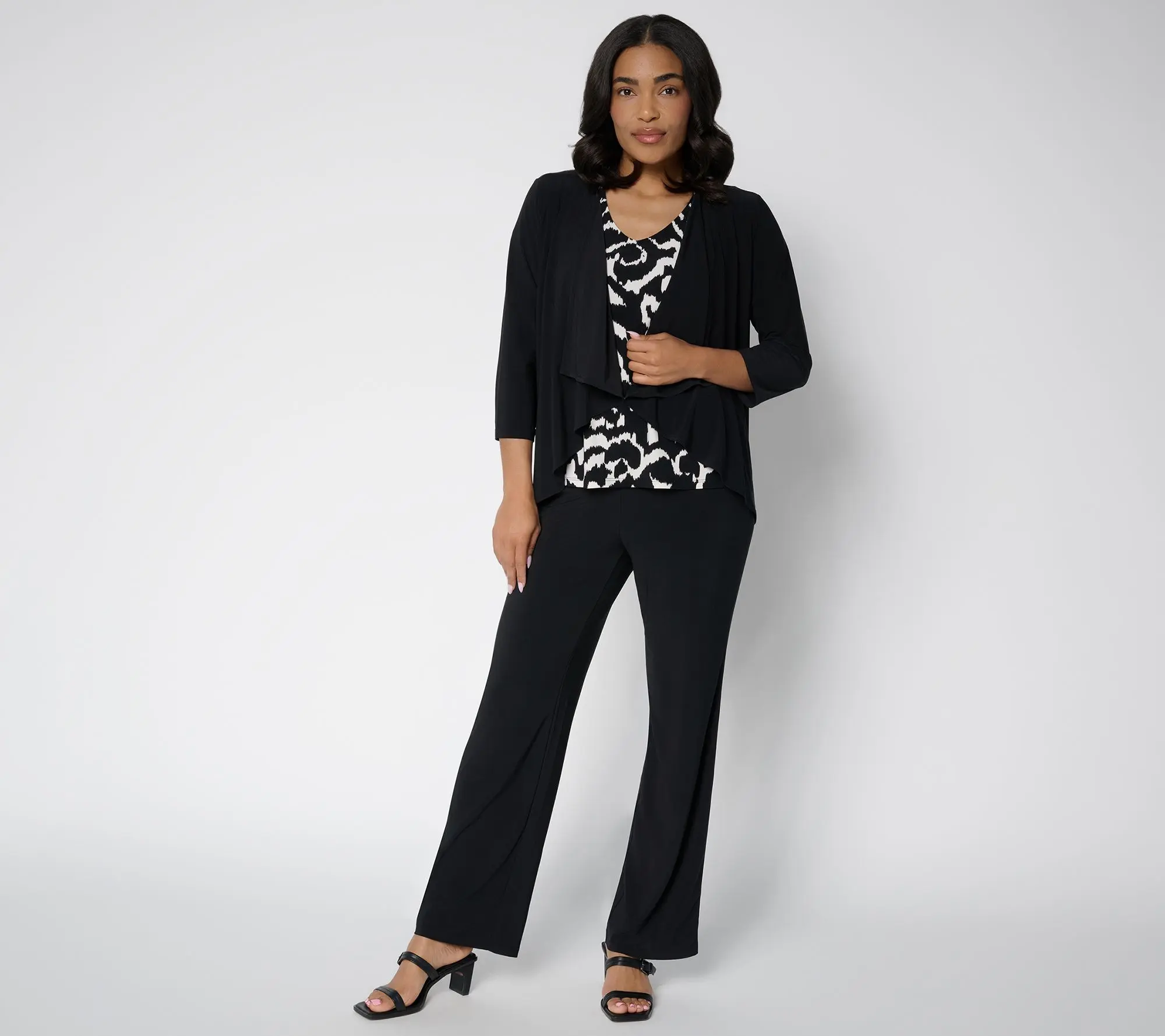 Women with Control Regular Wardrobe Warriors 2PC Como Jersey Set